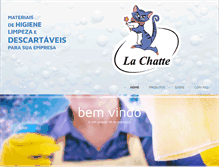 Tablet Screenshot of lachatte.com.br